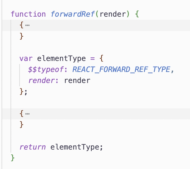 React.forwardRef 源码